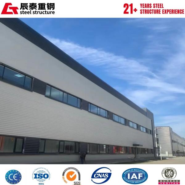 High Fire Resistance Good Lighting Good Seismic Performance Steel Structure Workshop