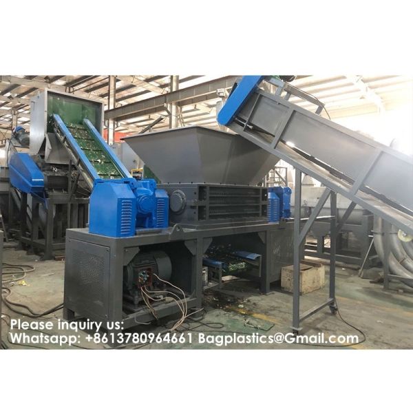 Industrial Automatic Double Shaft Shredder Machine For Plastic Alloy Scrap Metal Recycling Heavy Duty Twin Shaft Crusher Double Shaft Shredder Machine for Plastic Bucket