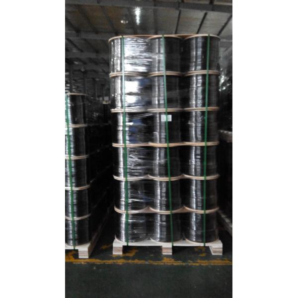 Semi Rigid HD RG6 Quad Shield Coaxial Cable 75 ohm Shielded Coaxial Power Cable