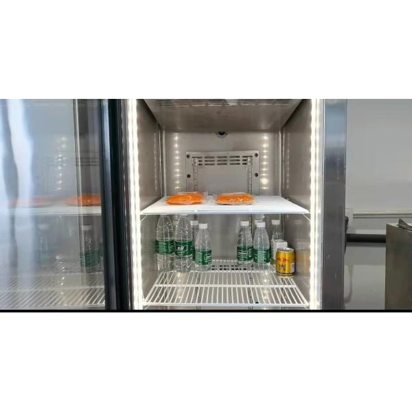 Морозильник 1350L нержавеющей стали ресторана коммерчески чистосердечный