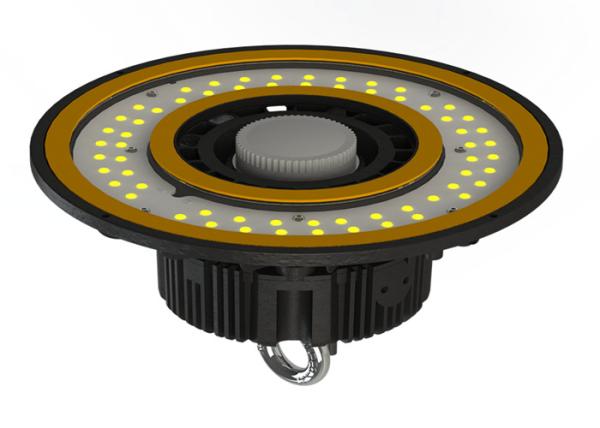 200W Round LED High Bay WaterProof Storehouse 5 Years Warranty PF 0.94