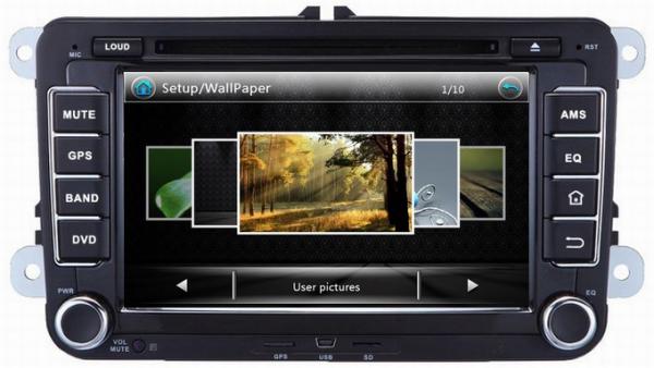 Ouchuangbo Car GPS Navi Radio System Volkswagen Tiguan /Touran /Polo iPod RDS DVD Player OCB-7008A