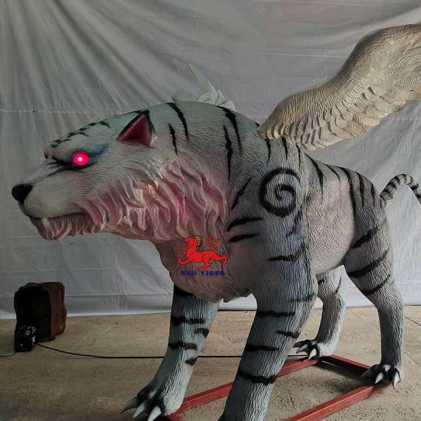 тварей животных сопротивления солнца тигр реалистических Animatronic китайских мифологических белый