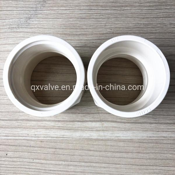 Adaptador feminino de PVC ASTM SCH40 para instalação de tubos de plástico