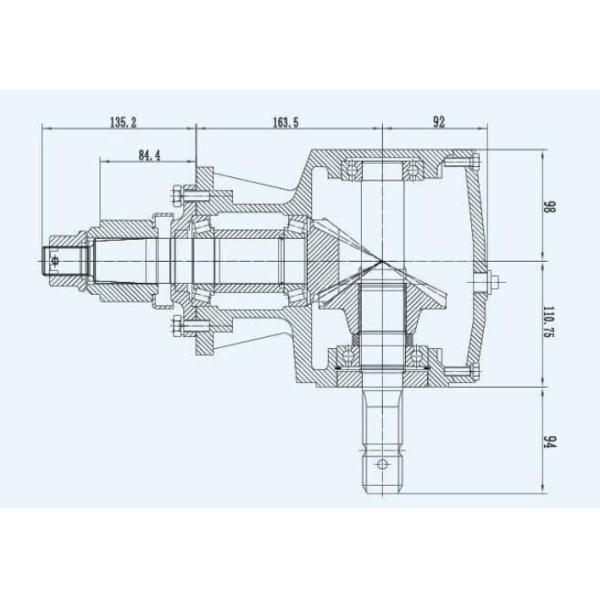 Conveyor Mill Machine Industrial Worm Gearbox Reducer