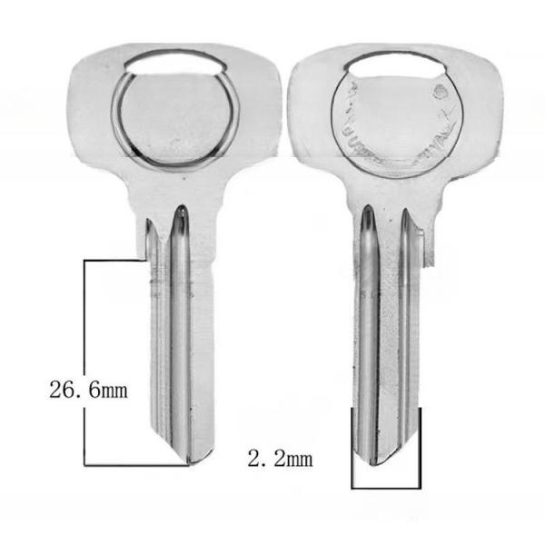 Multi Colors Titanium Alloy Magnetic Metal Door Key for Supplies Brass Blank Door Lock