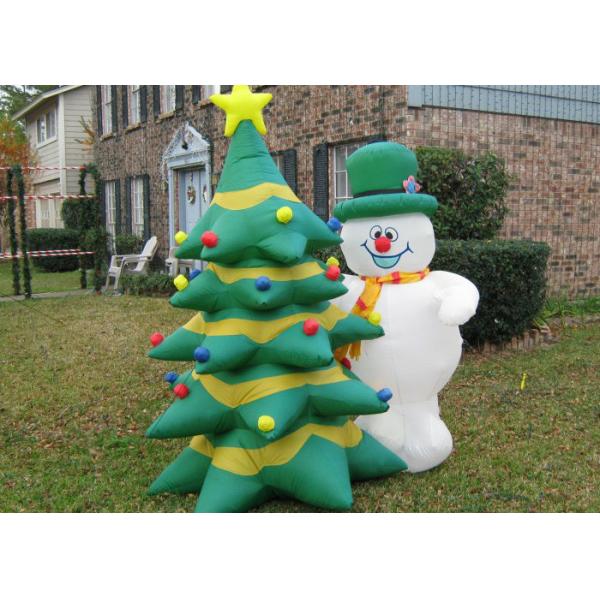 Продуктов рекламы ПВК снеговик/деревья рождества раздувных раздувные