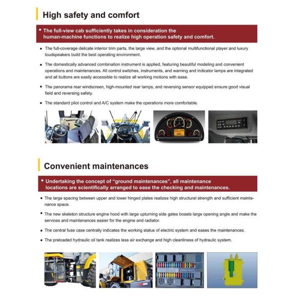 Fonctionnaire LW300KN de XCMG rendement énergétique de chargeur de roue avant de Rc de 3 tonnes