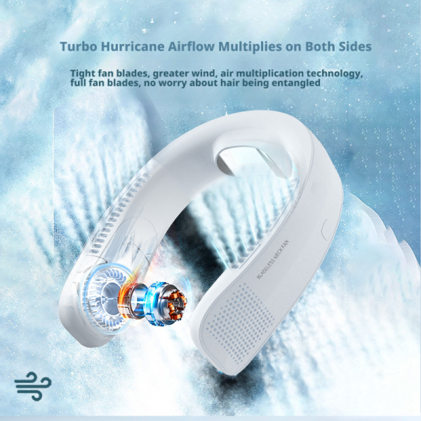 1200mAh Battery Mini Portable Fan with Humidify Function and Lightweight Design for Outdoor Use