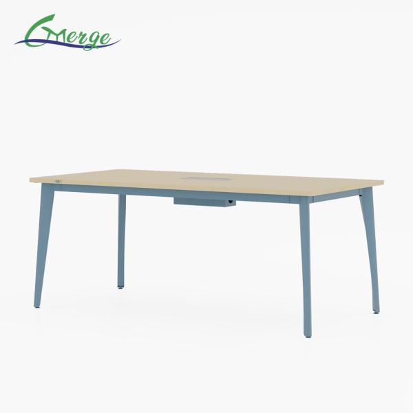 Modern Office Conference Table Rectangular Shape and Durable Material for Successful Meetings