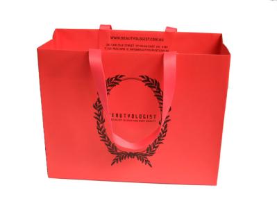 CMYK et PMS gravant en refief, service d'impression fait sur commande de estampillage chaud de sac de transporteur de papier d'emballage