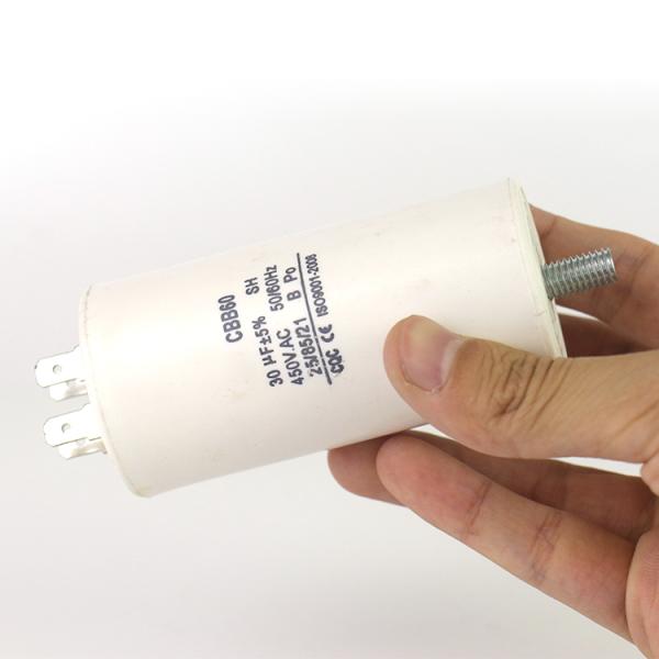 Конденсаторы штырей 450в запасных частей 30уф 2 машины шайбы одежд легкие с винтом