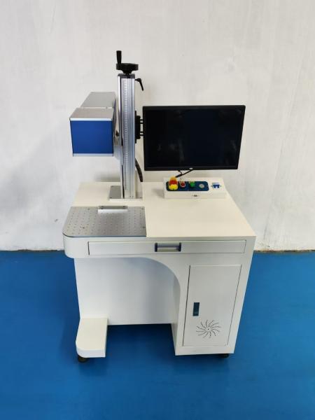 CO2 Laser Marker Digital 30W 40W Laser Marking Machine For Wood Bamboo Rubber