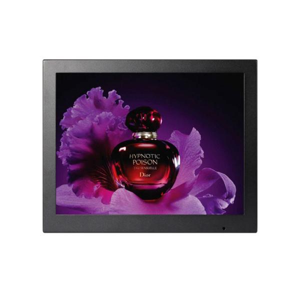 Дисплей рекламы Lcd средств цифров UL FCC 12 дюймов с полиэкраном/3g, 400cd/m2