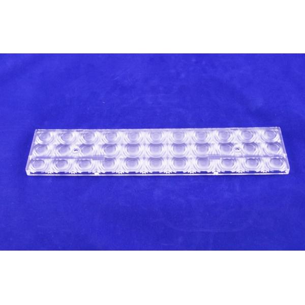 Waterproof PMMA Led Street Light Lens , Micro Led Array 60 Degree Beam Angle