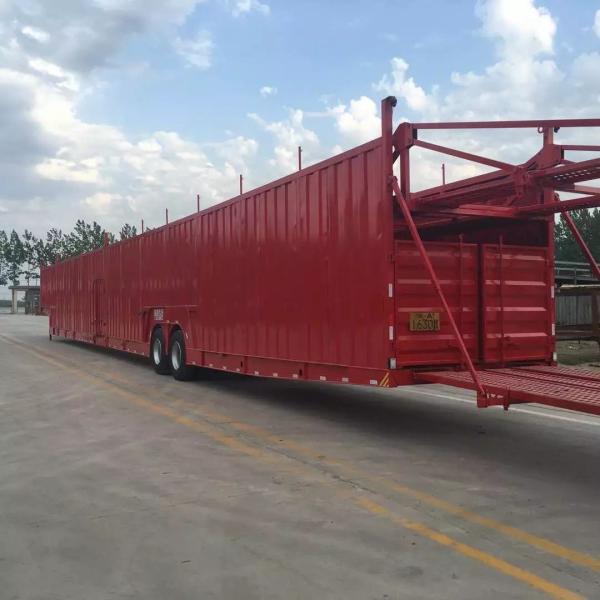 All Vehicle Types 18t-28t Loading Weight Car Carrier Semi-Trailer with Customization