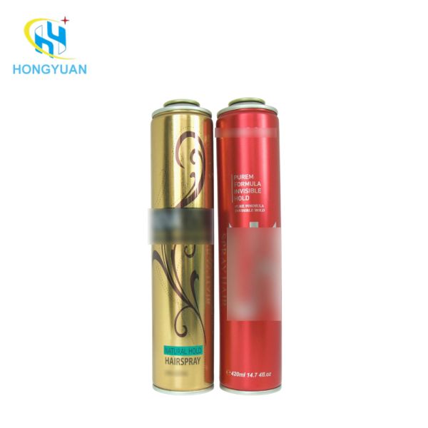 Custom Color Hair Aerosol Spray Can Straight / Neck In Type 90mm 240mm 320mm
