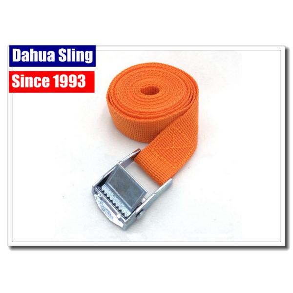 Lightweight Cam Buckle Straps Cargo Lashing Belt 350kgs Breaking Strength