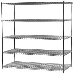 Livre adicione na altura industrial do shelving do fio de Boltless das prateleiras ajustável