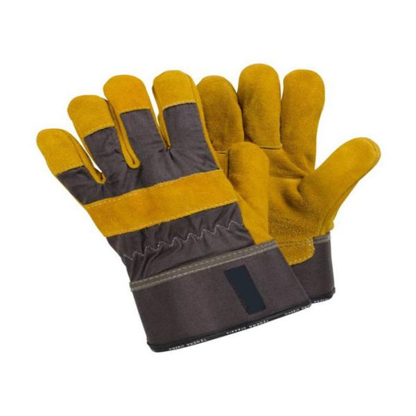 Full Leather Palm Work Gloves , A Grade Hand Work Gloves Customized Logo