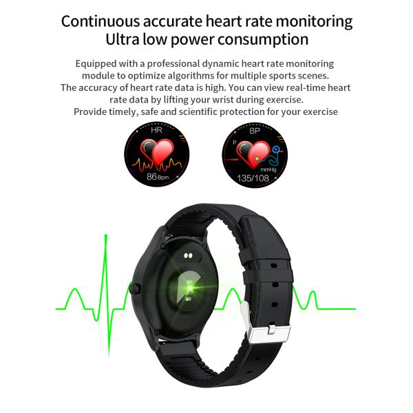 Случая Smartwatch дозора MK11 шагомера спорта фитнес умного водоустойчивый