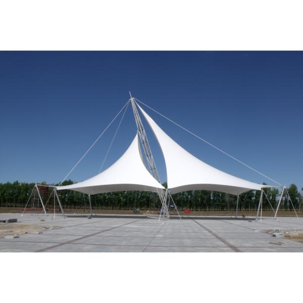 Modern Design Gym Tecido Tensile Tribuna Bleacher Estrutura de Membrana Arquitetônica Canopy
