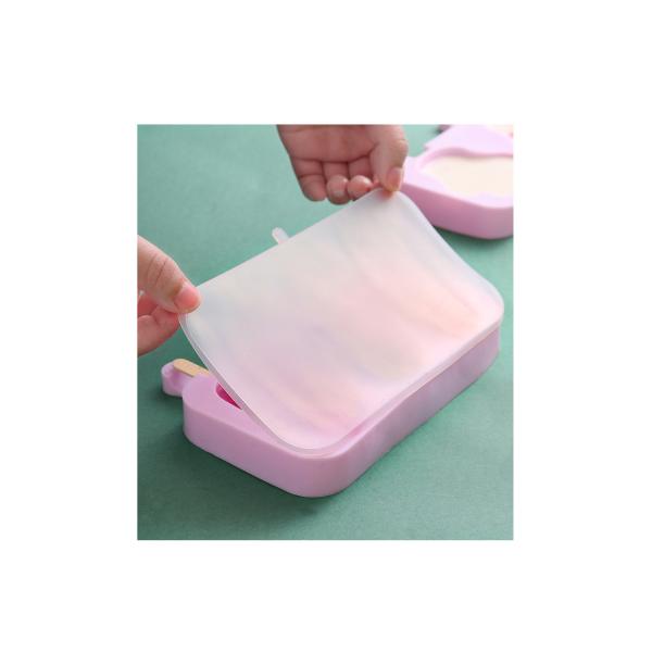 BPA Free Customized Design Silicon Ice Cream Popsicle Mold Making with Stick