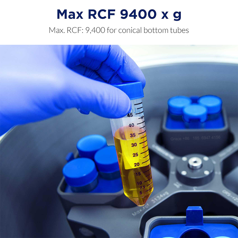 50mL Leak-Proof High Transparency Plastic Conical Centrifuge Tubes Secure Seal Cap for Sample Transport Clinical Laboratory
