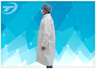 Vestidos descartáveis do hospital dos revestimentos médicos de pouco peso do laboratório do vestuário de proteção dos PP SMS