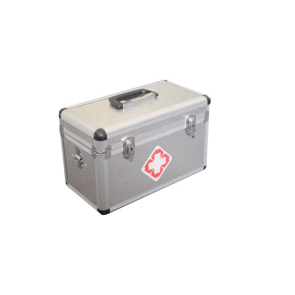 бортовая аптечка случая медицины бортовой аптечки 35cm портативная алюминиевая с собранием лекарства ящика для хранения скорой помощи замка