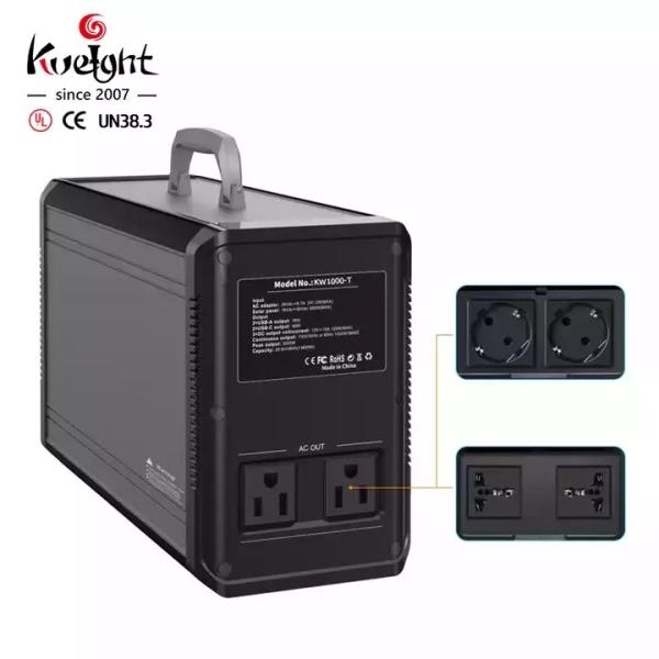 Banco do poder de Ion Power Station Solar Generators Lifepo4 do lítio de Lifepo4 1500w
