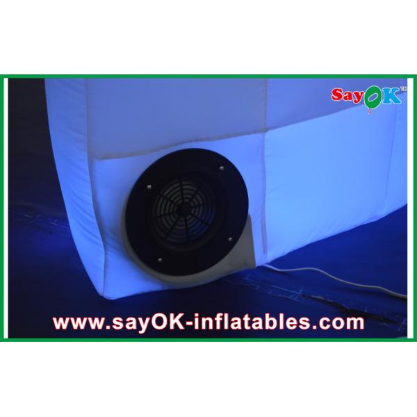 Ткань Оксфорда раздувной будочки фото приложения будочки фото безопасной водоустойчивой мобильной белая/PVC покрыла