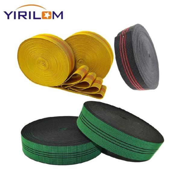 2 Inches Width Elastic Sofa Webbing With Nylon Polyester For Furniture Support And Repair