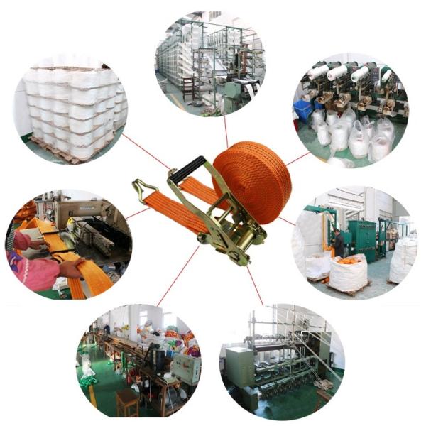 2 Inch Short Ratchet Strap Flat Hook , Trailer Strap Hooks Plastic Coated