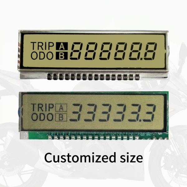 High Resolution Speedometer Display Lcd Gauge Panel HTN Lcd Display Manufacturers