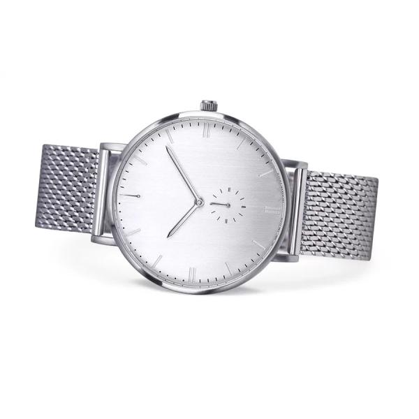 42mm diamater stainless steel back japanese wrist watch brands with brushed dial