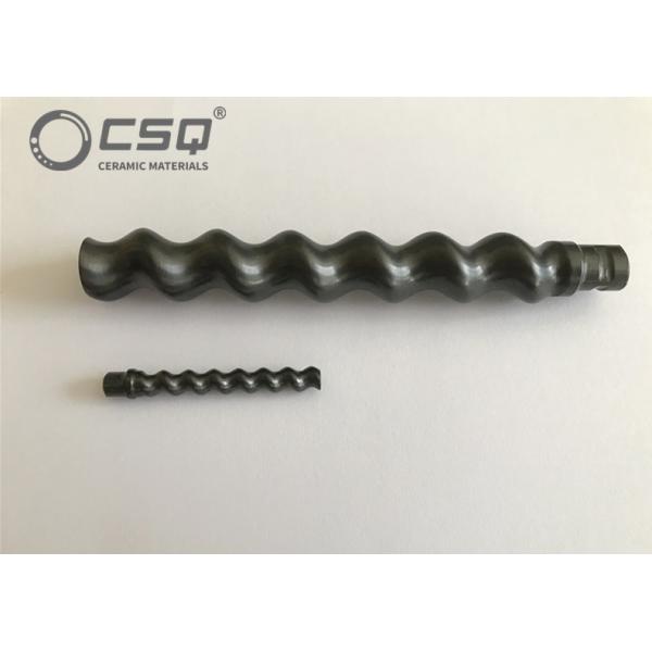 Wear Resistance Ceramic Screw For Mud / Oil Transmit Industry