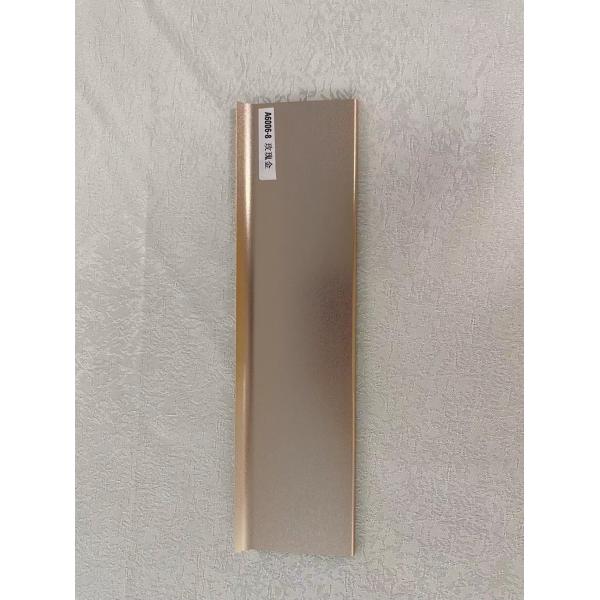 Metal Black Baseboard Skirting Board with 2.5 Meters One Piece Aluminium Channel Profile