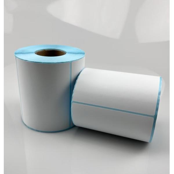 Direct Thermal Sticker DT Sticker for Barcode Printing with blue glassine liner