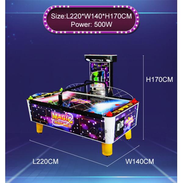 2 Players Video Arcade Game Machines Coin Operated Magic Air Hockey Table