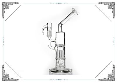 Reinforced 5 Arm Pillar Perc borosilicate glass Smoking Pipes With Gridded Imperial Perc Bongs