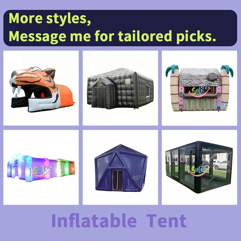 Custom Giant Inflatable Tiger Head Mascot Tunnel, Outdoor Sports Run Through Tent for Football Games, Kids Party & Event Decor