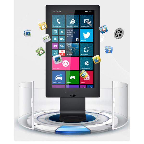 Public 21.5 Inch Hand Sanitizer Digital Signage Advertising Players Automatic Dispenser Display Kiosk