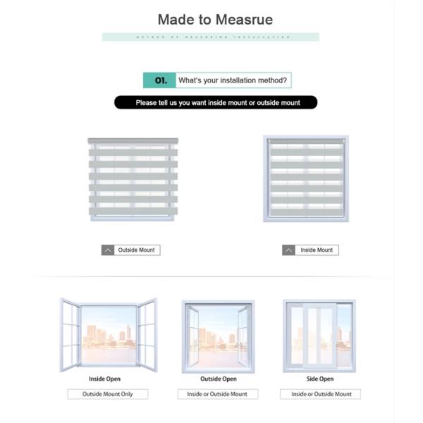 Resist ultraviolet rays smart Wifi Tubula motorintelligent electric Shangri-La Roller Blinds motroized light adjustable