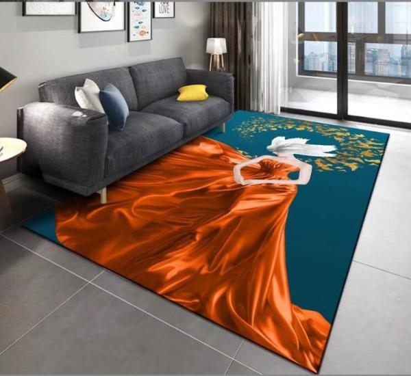 North European Living Room Floor Carpet Light Luxury Bedroom Carpet Sofa
