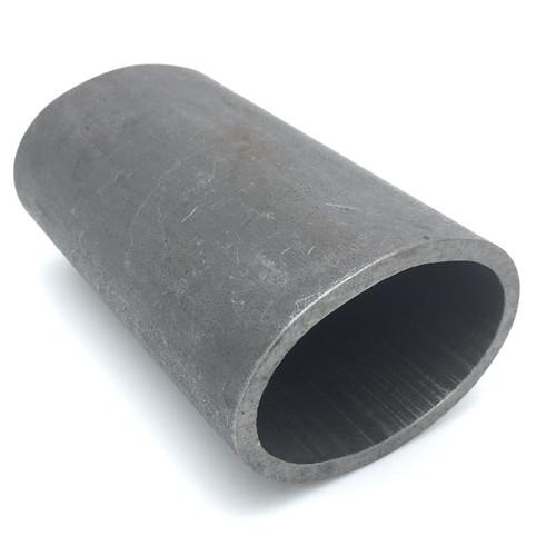 Zinc Plated Elliptical Steel Tubing , High Strength Weldable Oval Metal Tube