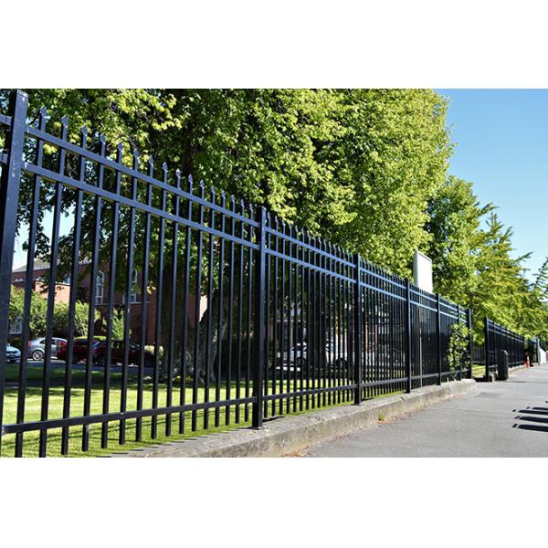 POWDER coated tubular fence panels Hercules Security Fence panels
