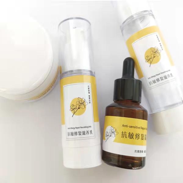 Printable Cosmetic Label Packaging Makeup Self Adhesive Vinyl Glass Bottle Printing