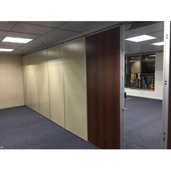 Meeting Room Sound Proof Partitions / 2000mm Height Hanging Sliding Partition Walls