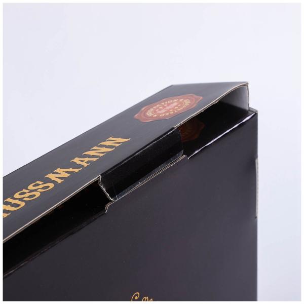 Dobradura engrossada de envio do vinho empilhável caixa de presente ondulada